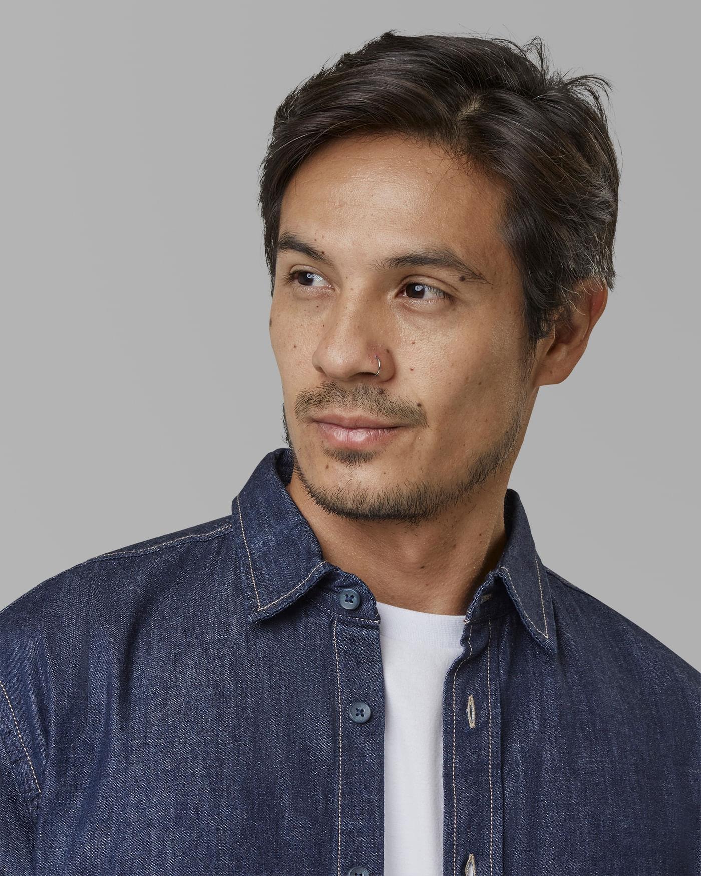 Camisa Beta Jeans Escuro