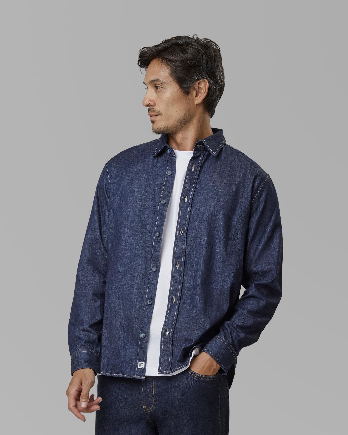 Camisa Beta Jeans Escuro