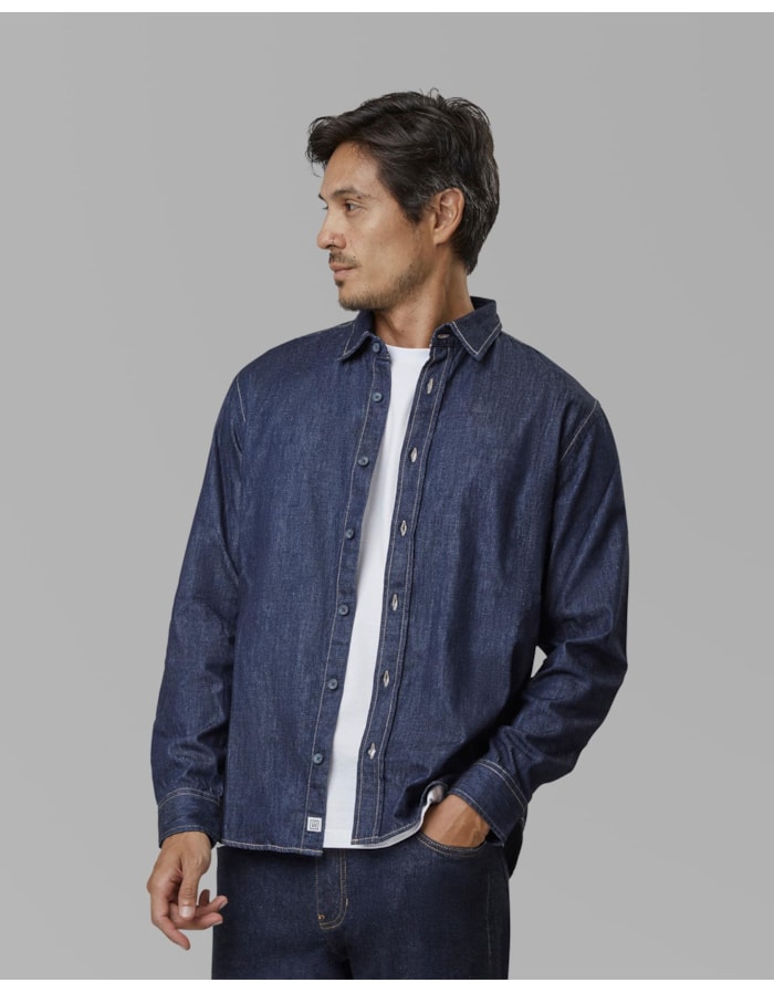 Camisa Beta Jeans Escuro