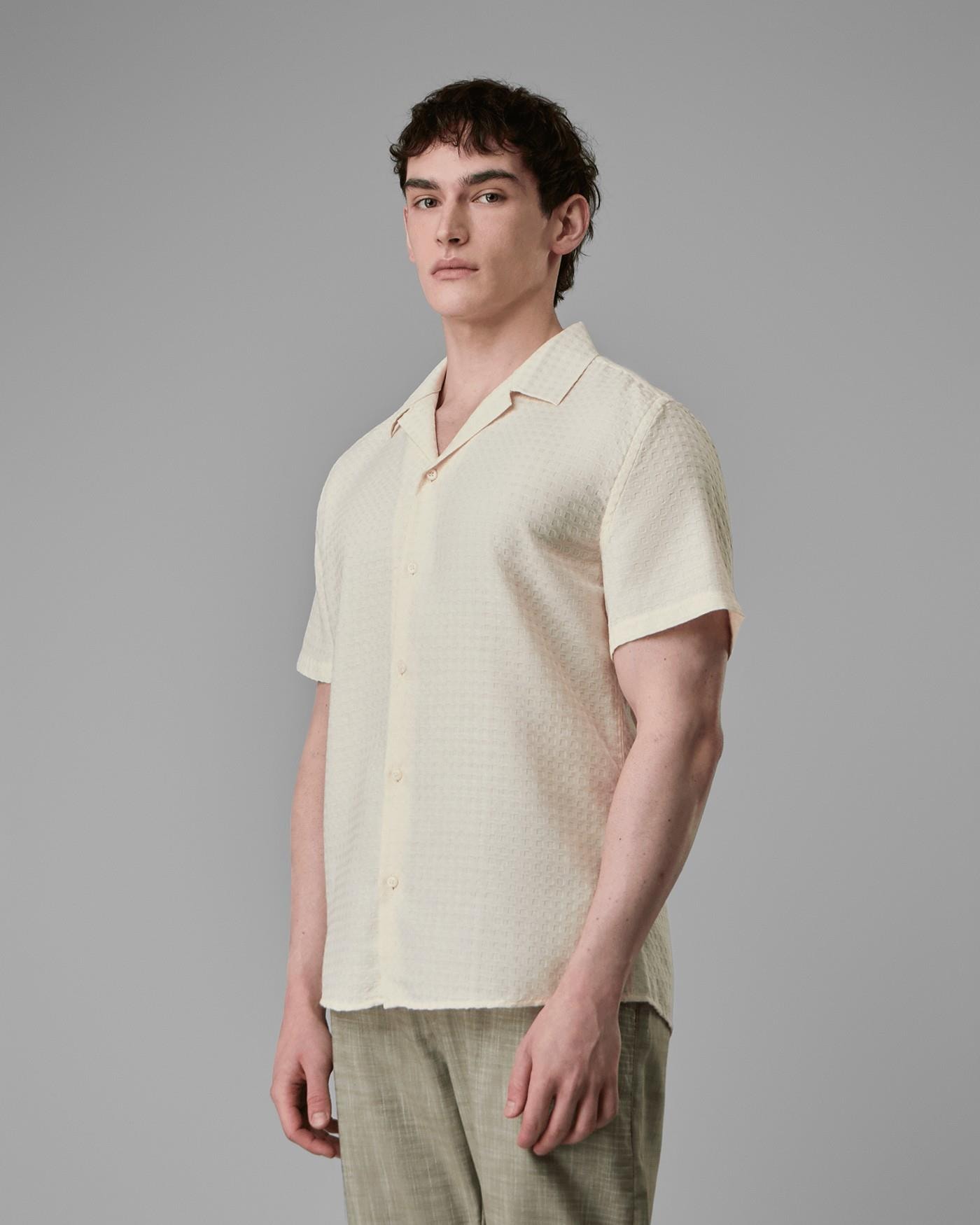 Camisa Camp Collar Algodão Reciclado Xadrez