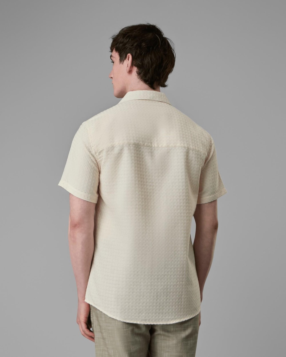 Camisa Camp Collar Algodão Reciclado Xadrez