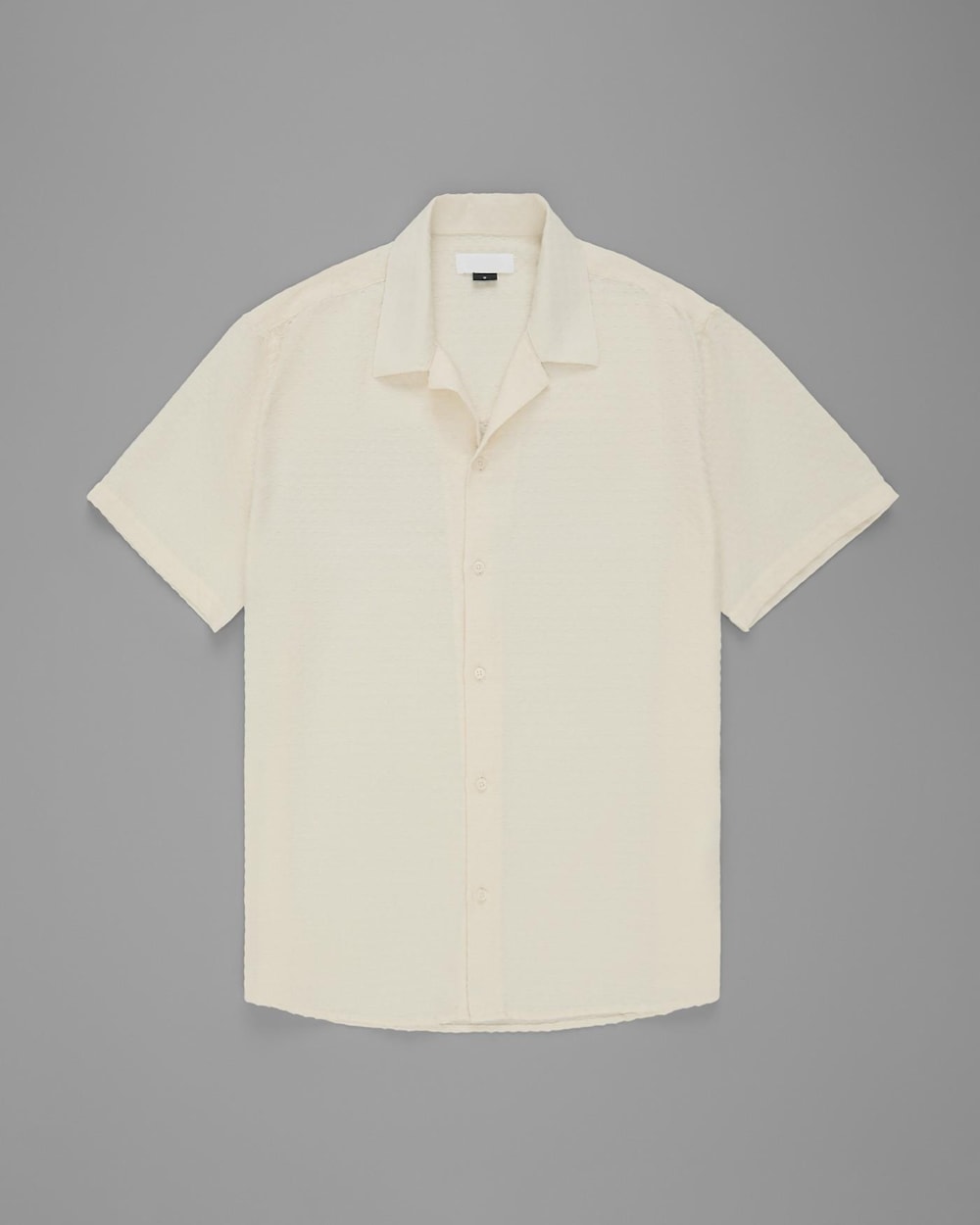 Camisa Camp Collar Algodão Reciclado Xadrez