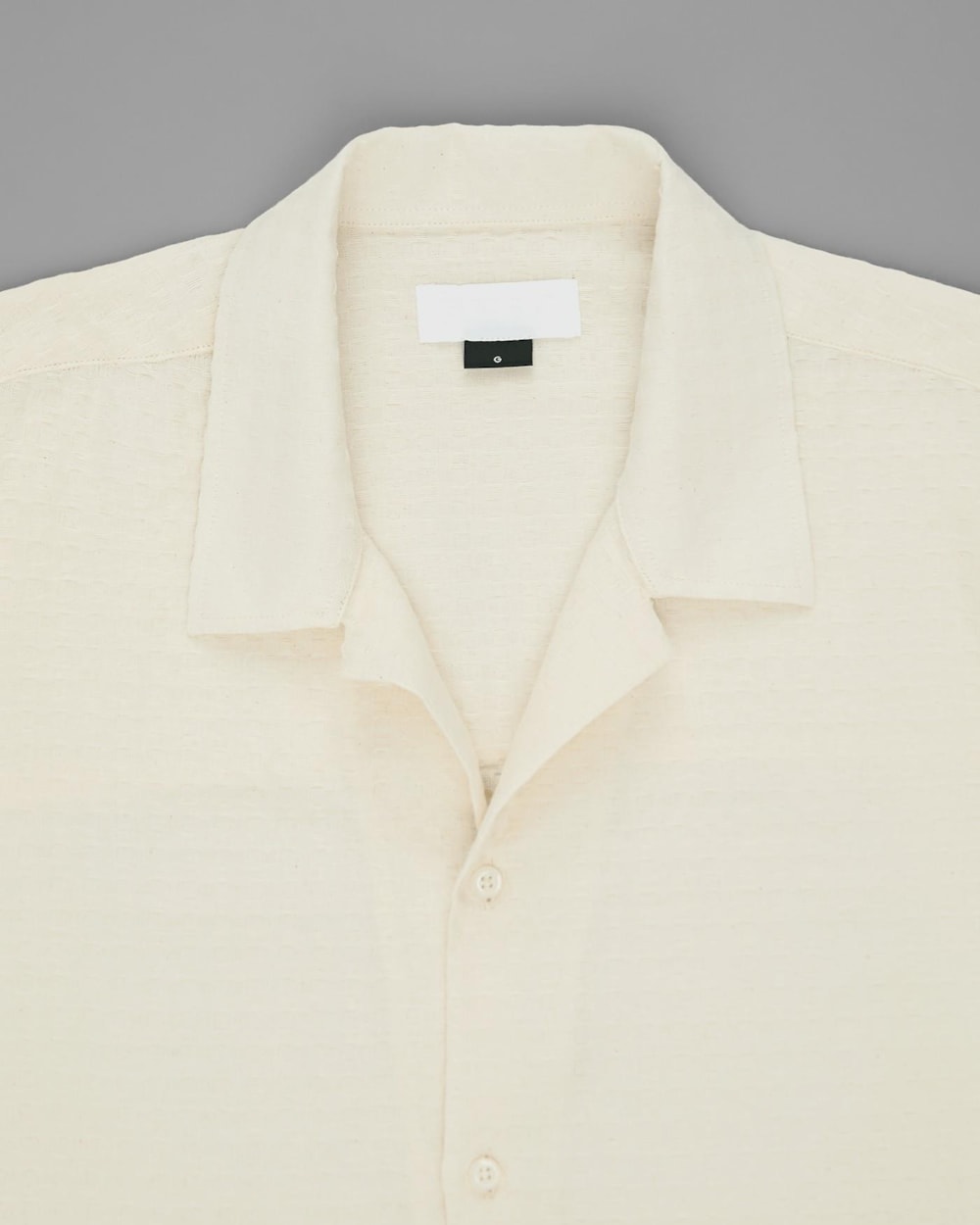 Camisa Camp Collar Algodão Reciclado Xadrez