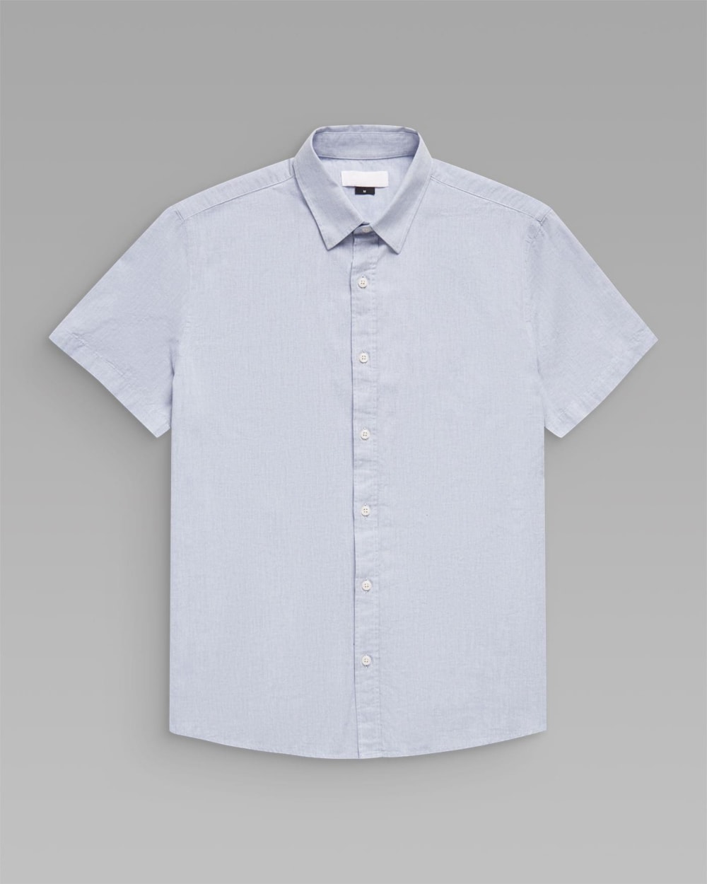 Camisa Chambray Manga Curta
