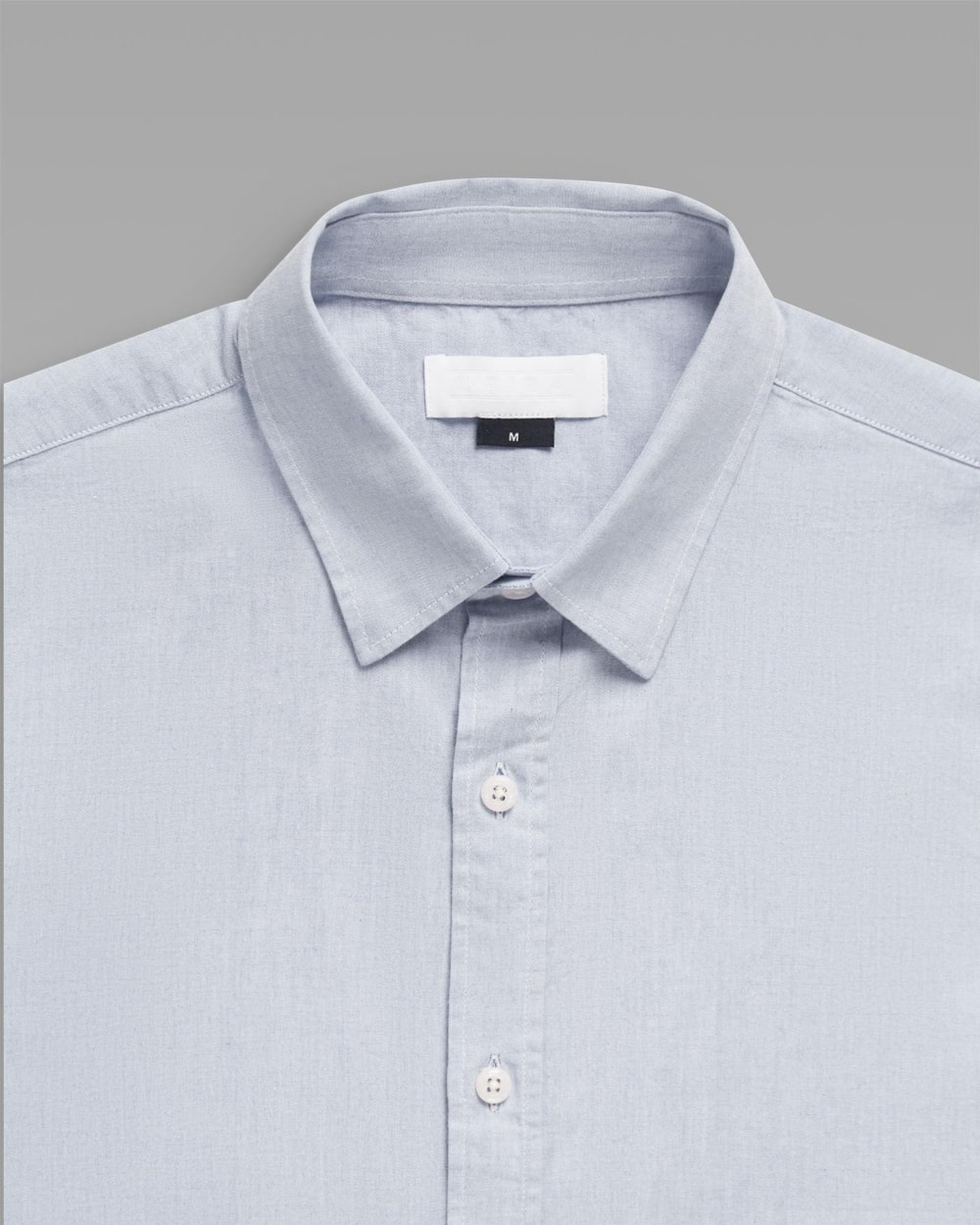 Camisa Chambray Manga Curta