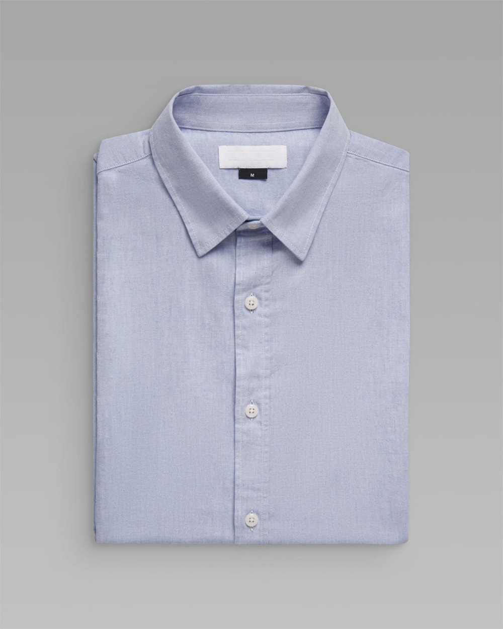 Camisa Chambray Manga Curta