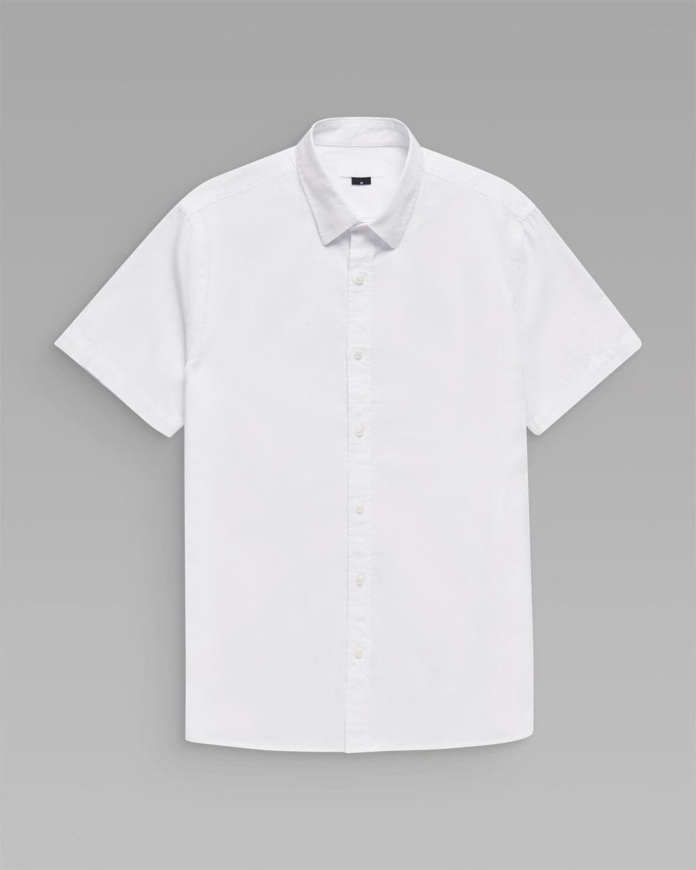 Camisa Chambray Manga Curta