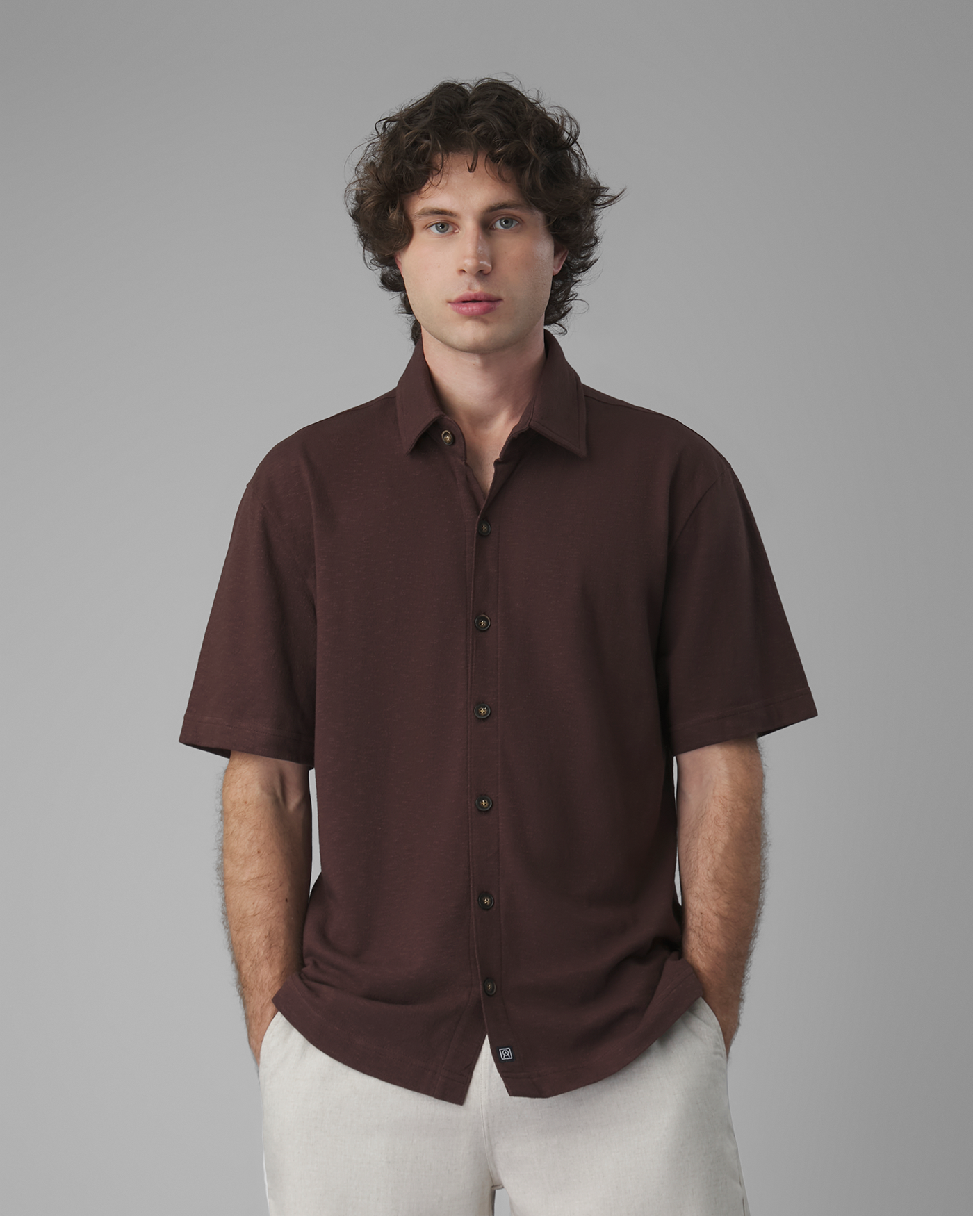 Camisa Crepe Flamê