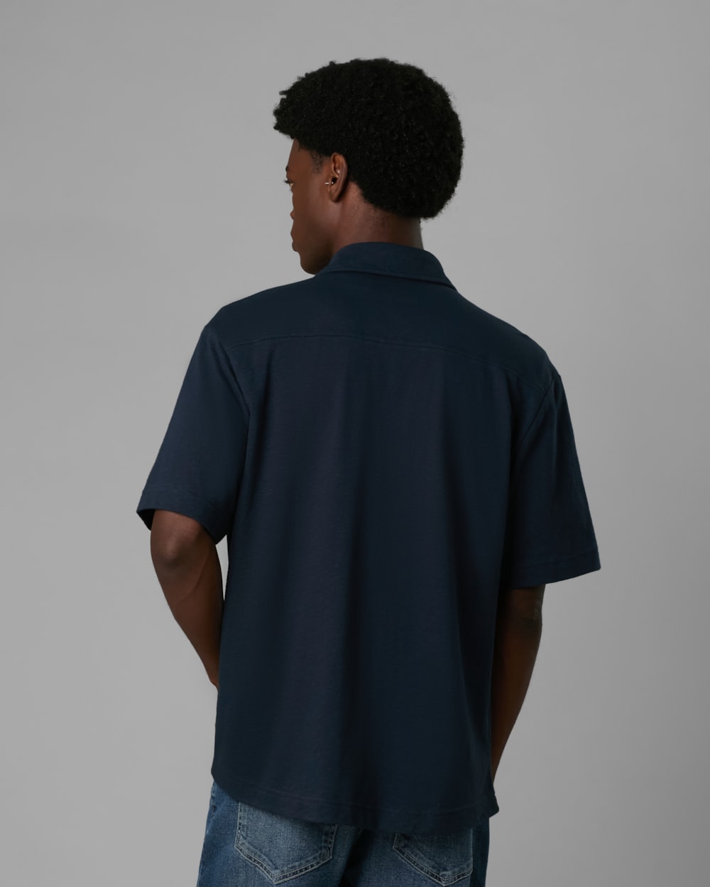 Camisa Crepe Flamê