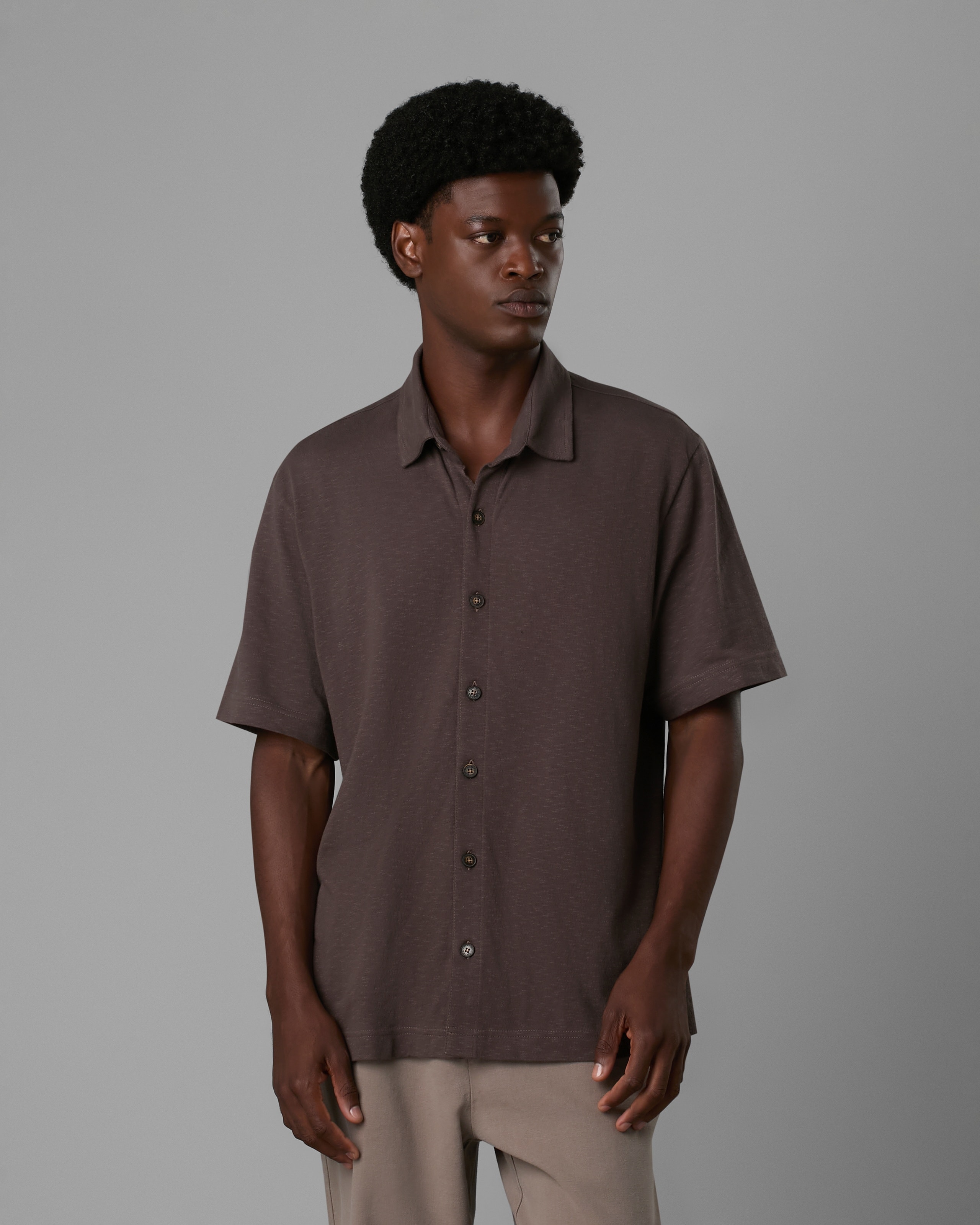 Camisa Crepe Flamê