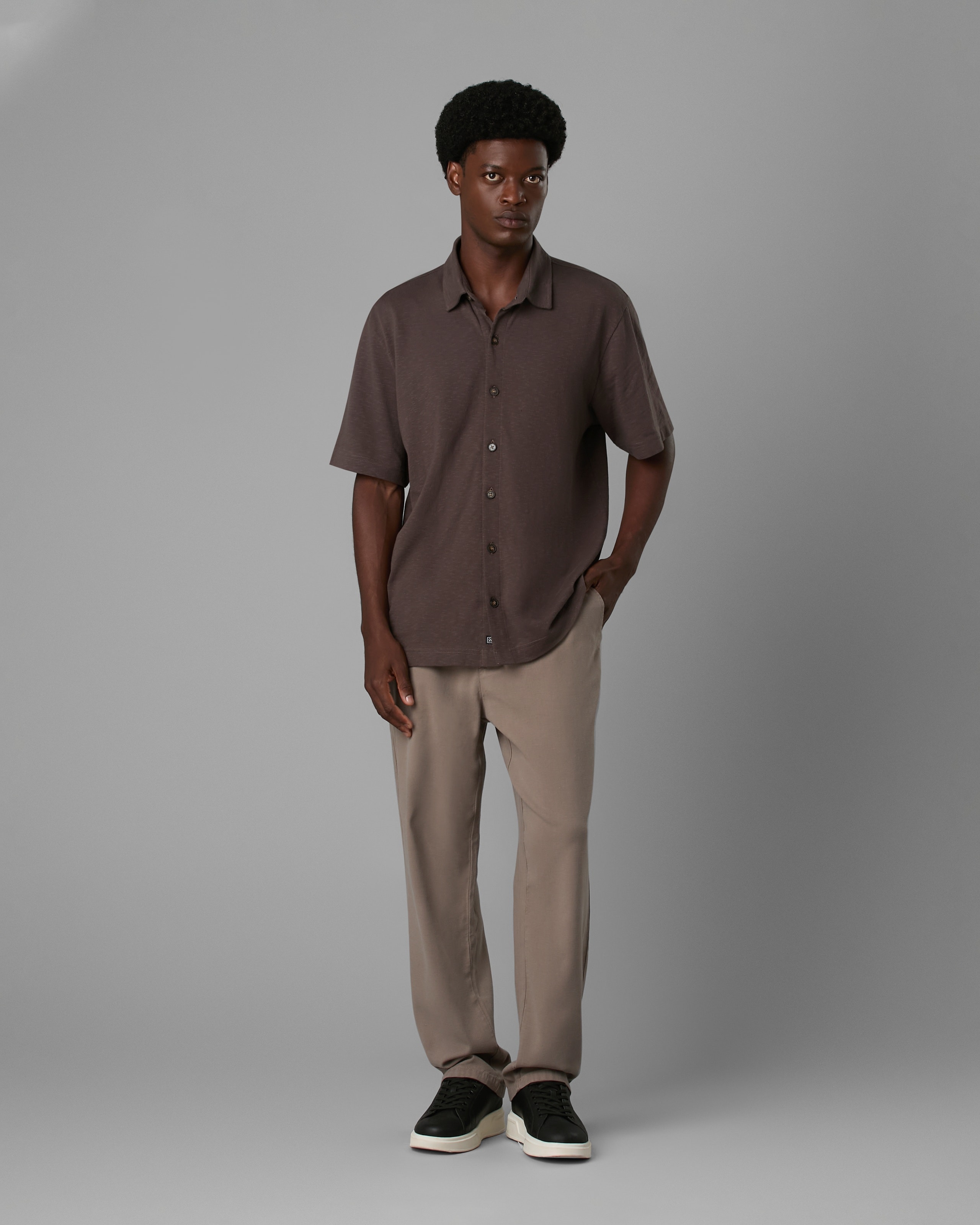 Camisa Crepe Flamê