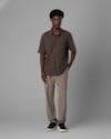 Camisa Crepe Flamê