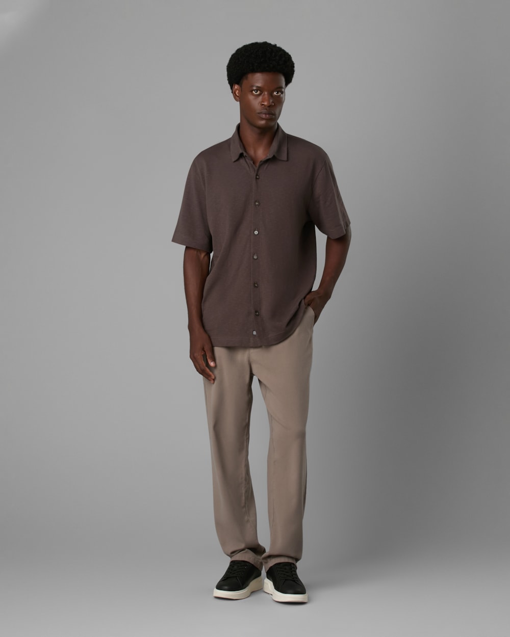 Camisa Crepe Flamê