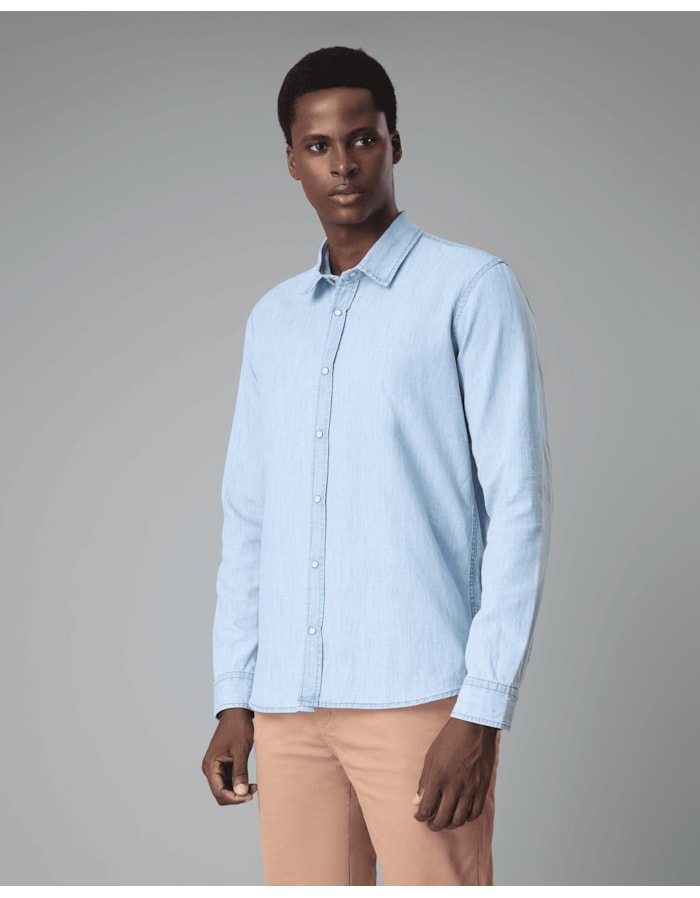 Camisa denim hemp-azul-pp