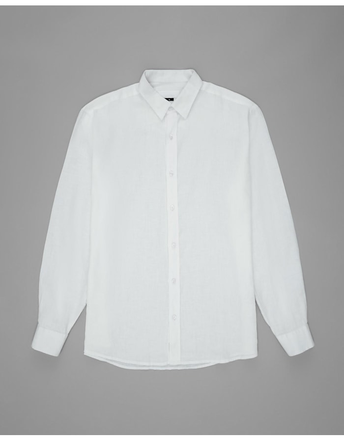 Camisa linho-off white-p