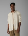 Camisa linho-bege-p