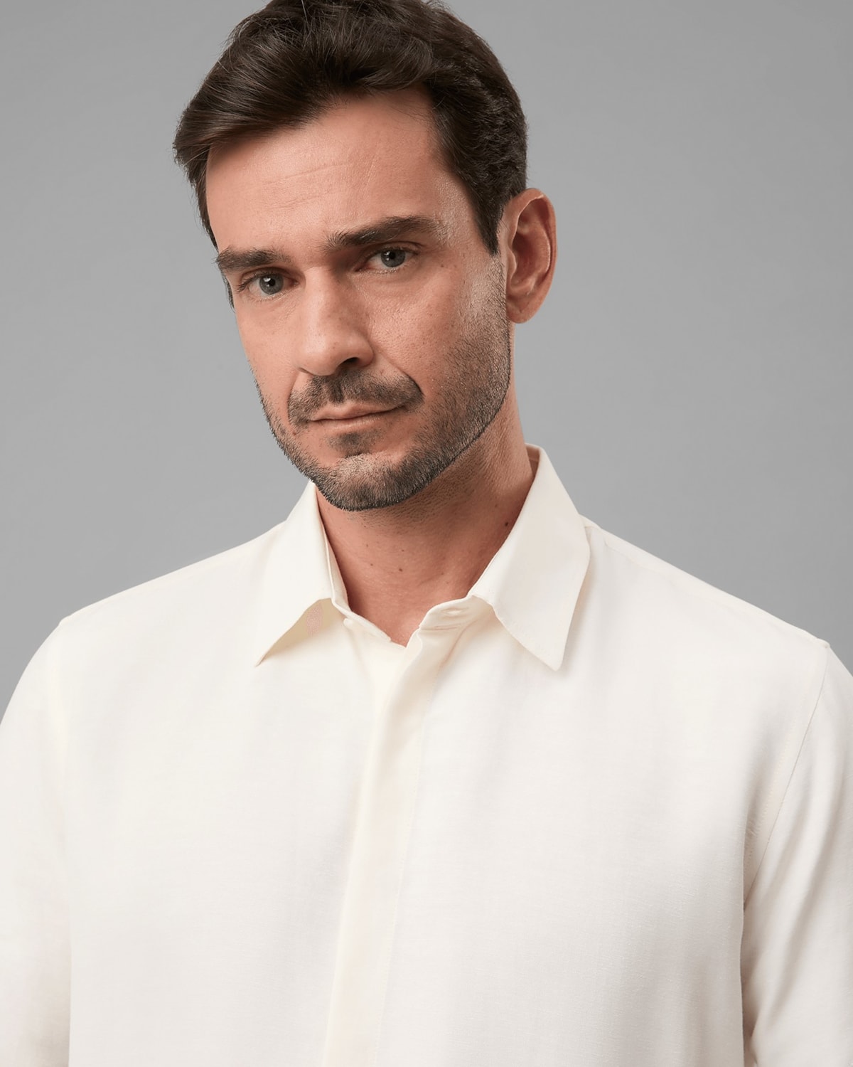 Camisa Linho com Seda