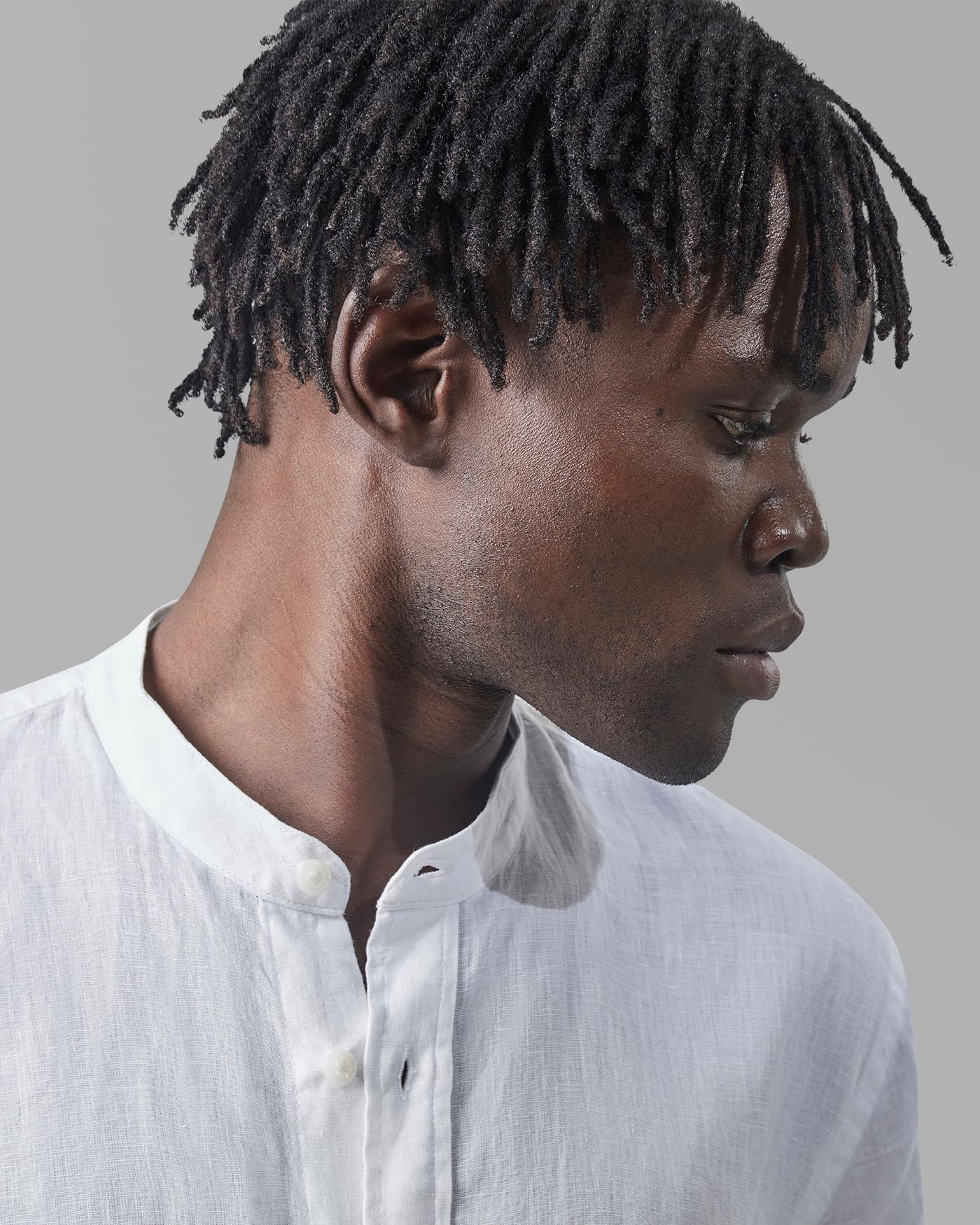 Camisa Linho Gola Padre