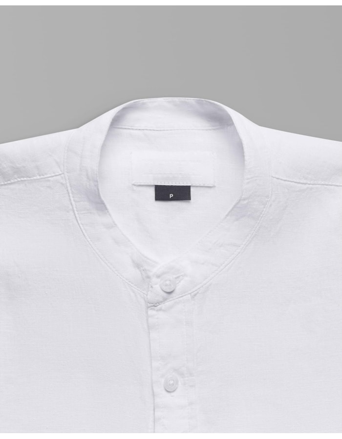 Camisa Linho Gola Padre