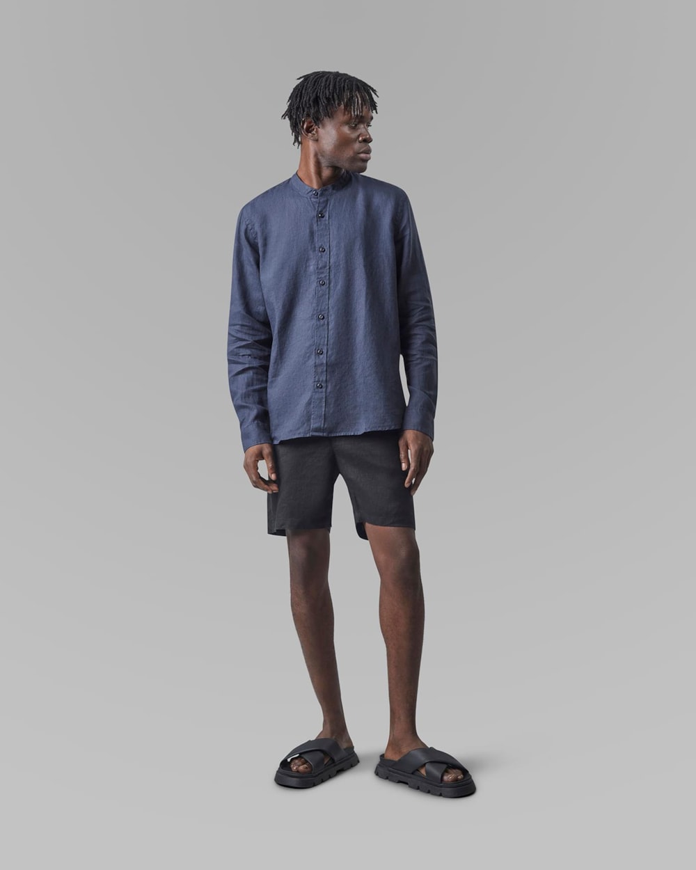 Camisa Linho Gola Padre