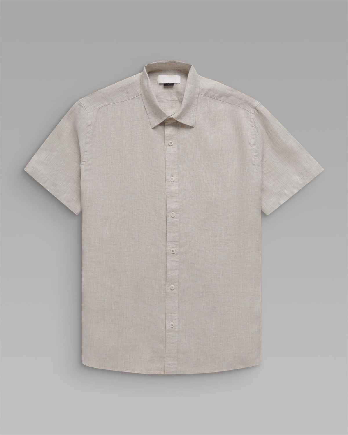 Camisa Linho Manga Curta