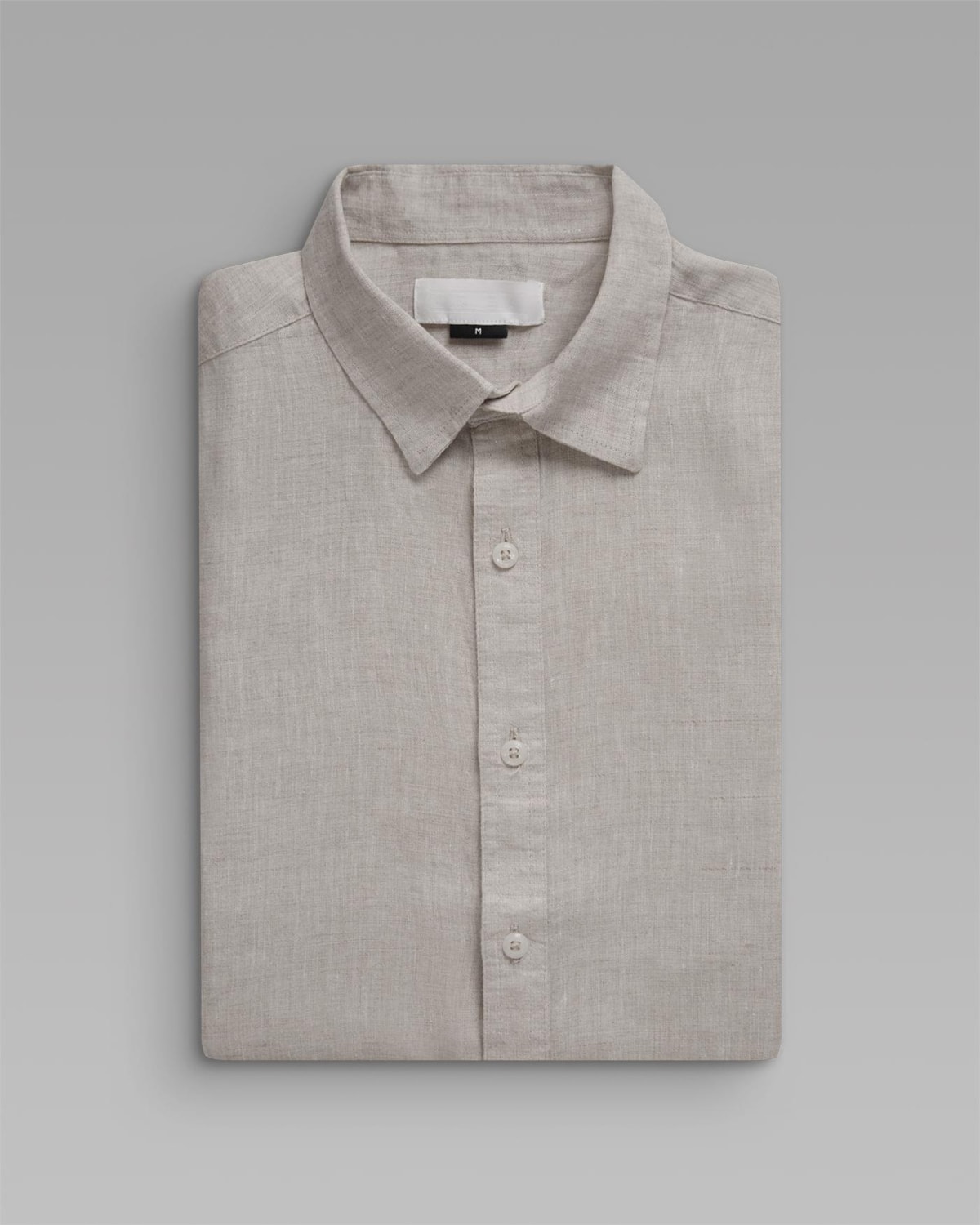 Camisa Linho Manga Curta