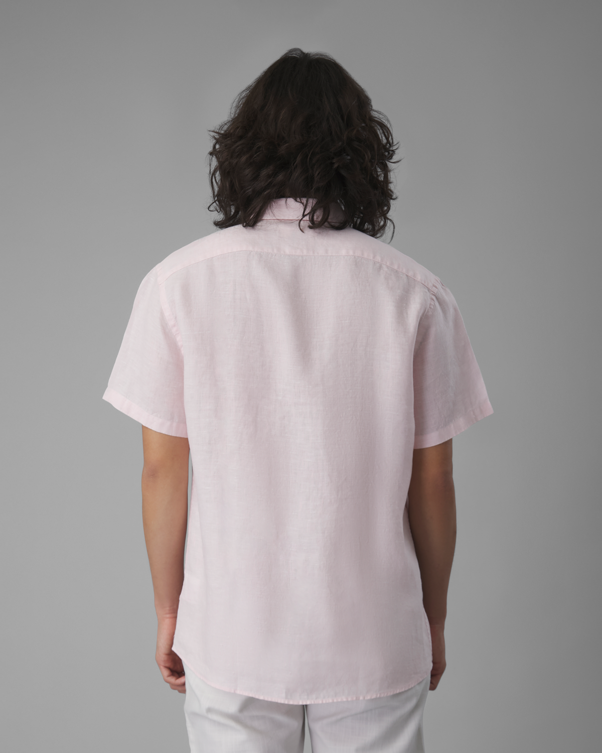 Camisa Linho Manga Curta