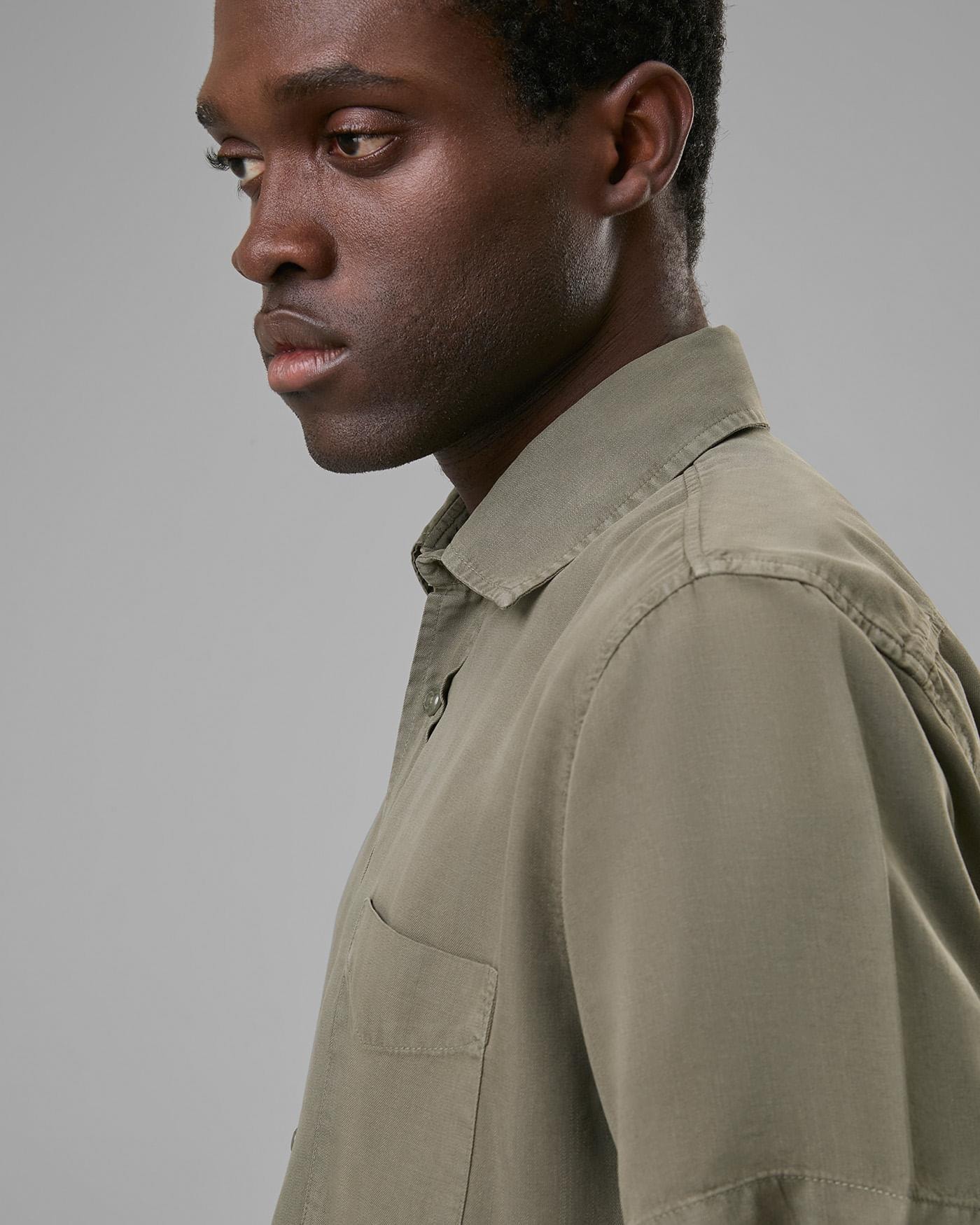 Camisa Liocel Manga Curta Com Bolso