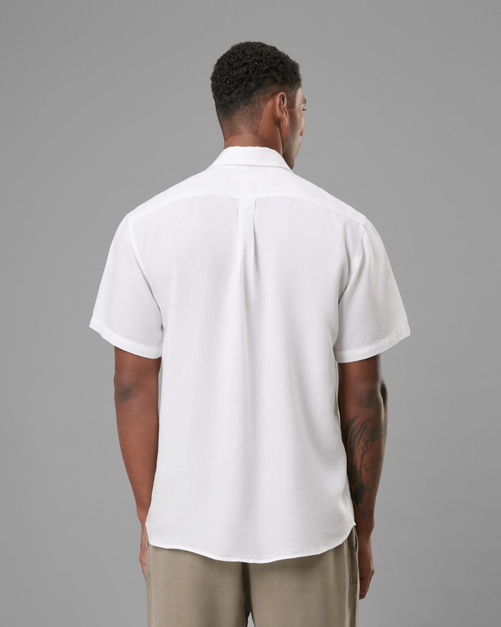 Camisa Liocel Manga Curta com Bolso