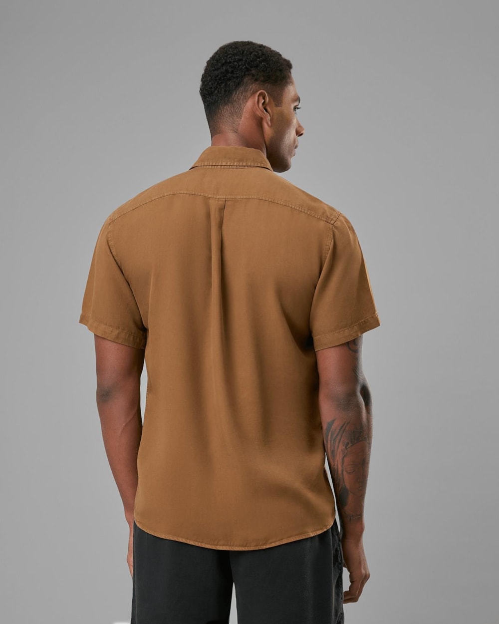 Camisa Liocel Manga Curta com Bolso