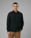 Camisa liocel textura-preto-pp