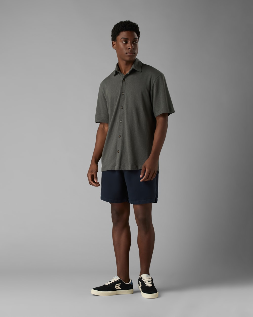 Camisa Malha Crepe Flame