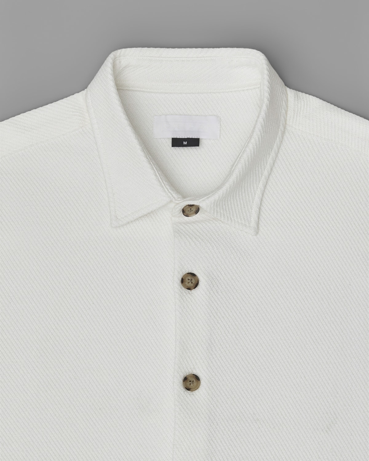 Camisa Malha Sarjada Manga Curta