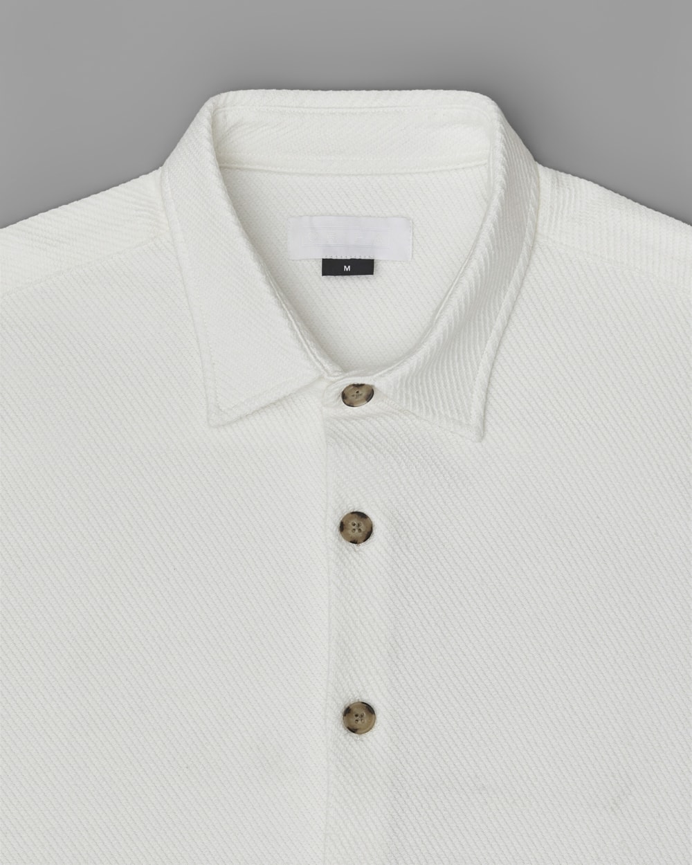 Camisa Mc Malha Sarjada Off White