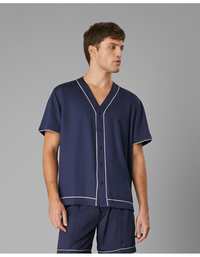 Camisa modal com vivo ltda-azul-g