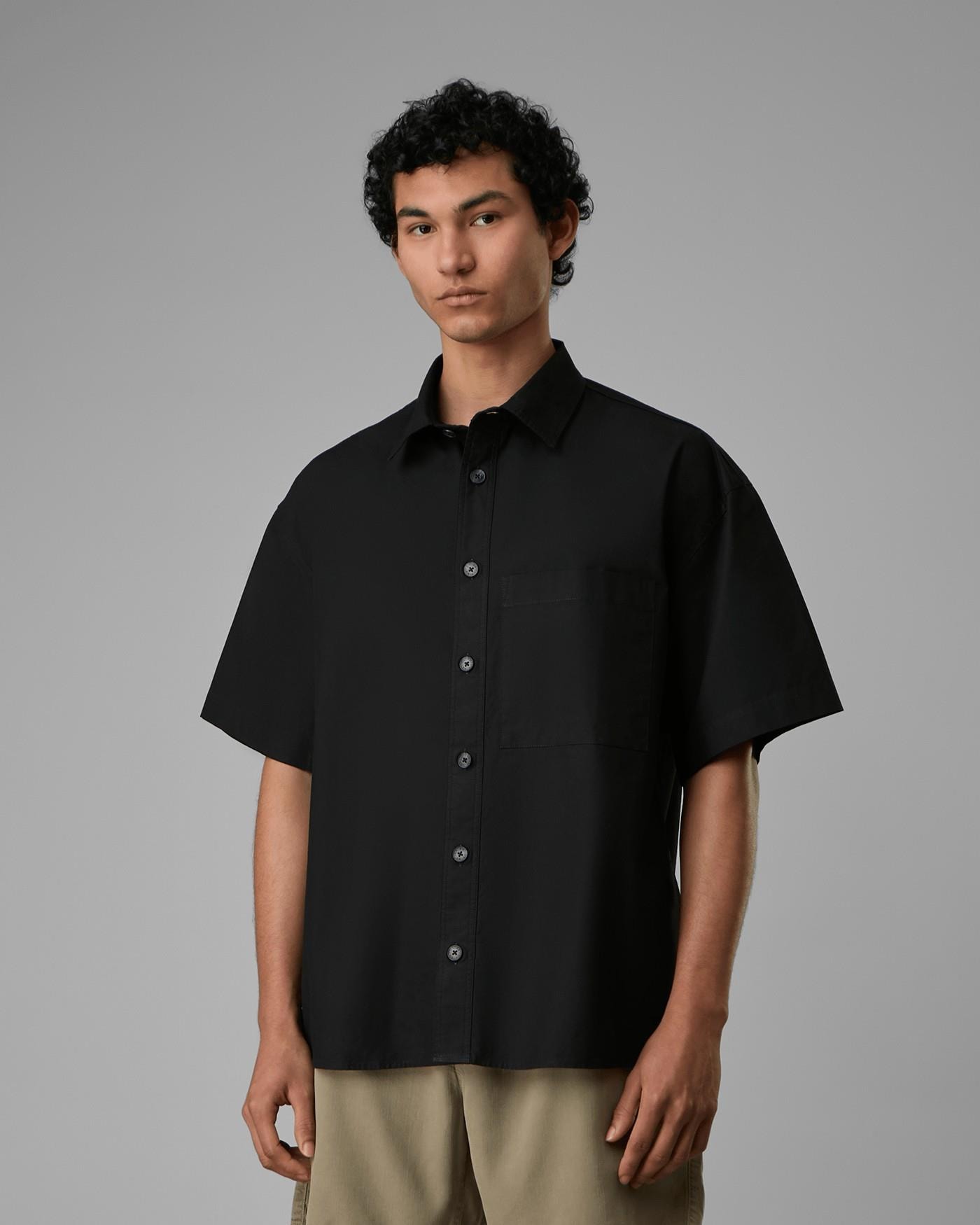 Camisa Oversized Com Bolso