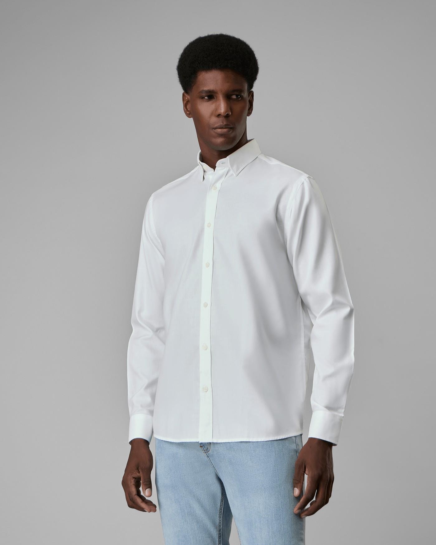 Camisa Oxford Algodão Egípcio