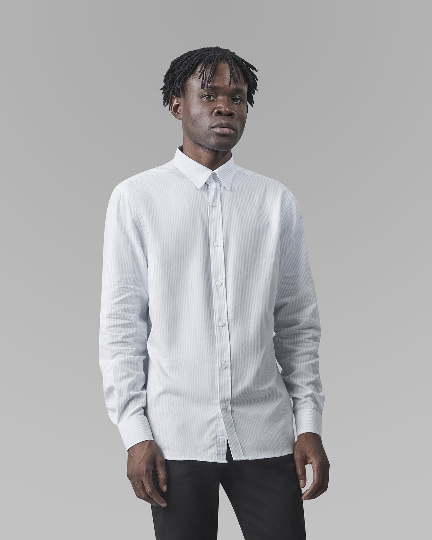 Camisa Oxford Algodão Egípcio Listrada