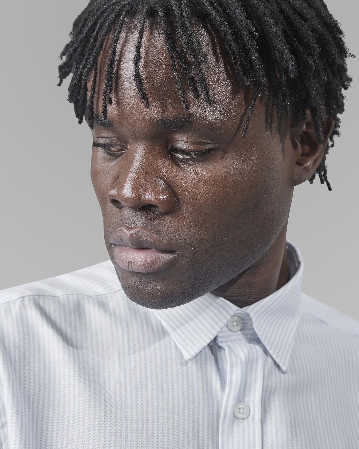 Camisa Oxford Algodão Egípcio Listrada