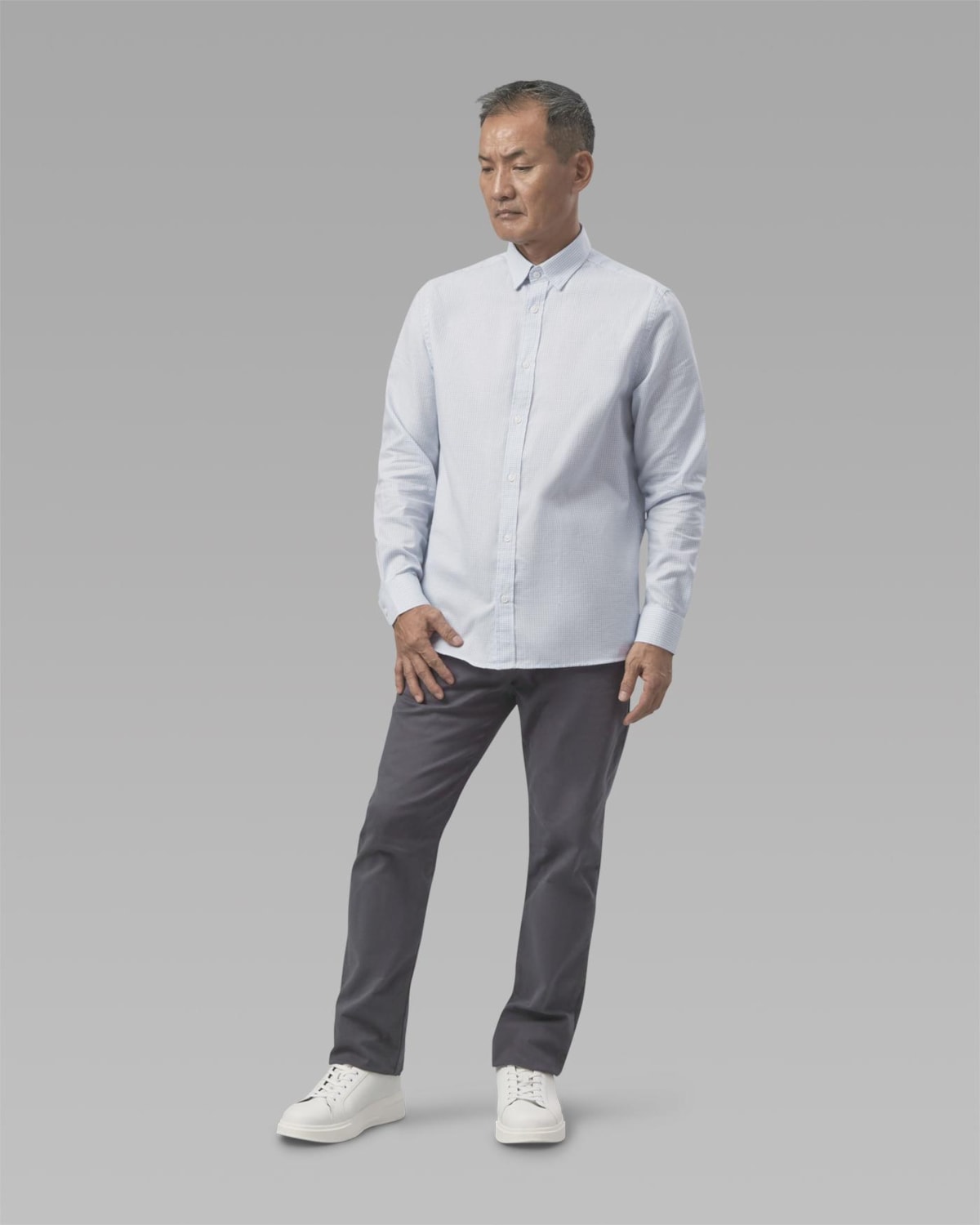 Camisa Oxford Algodão Egípcio Xadrez