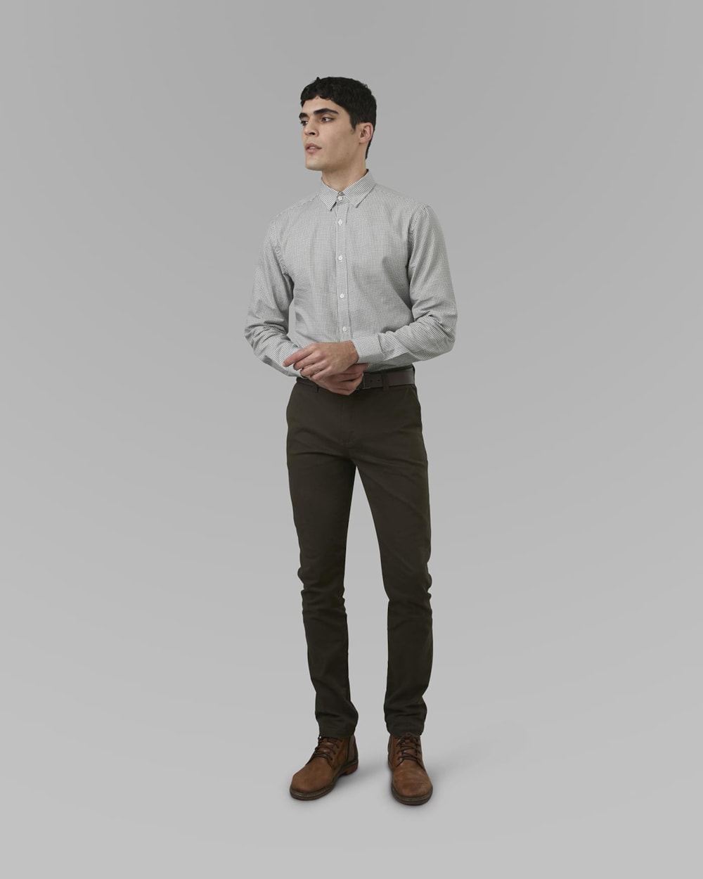Camisa Oxford Algodão Egípcio Xadrez