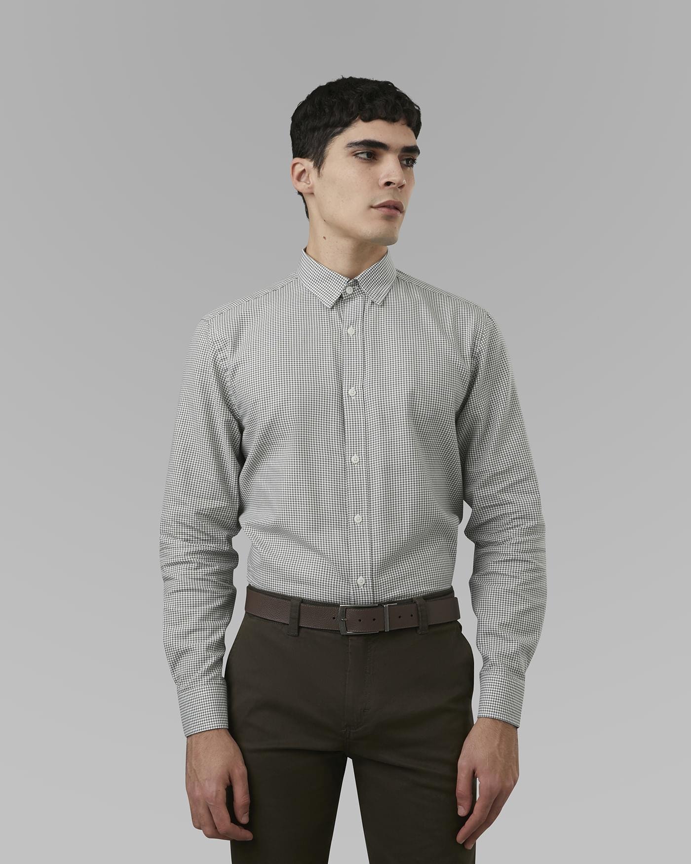 Camisa Oxford Algodão Egípcio Xadrez