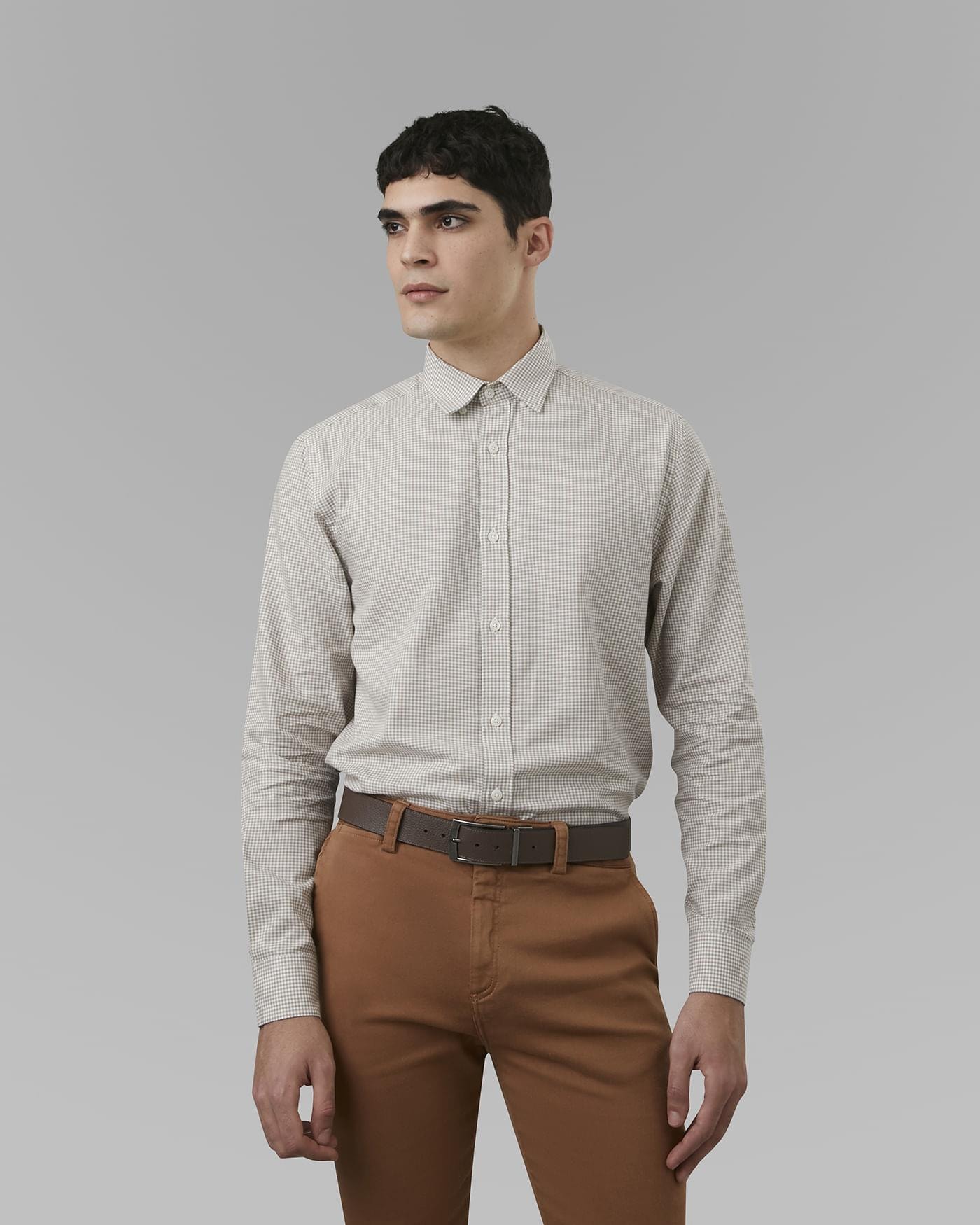 Camisa Oxford Algodão Egípcio Xadrez