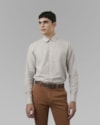 Camisa oxford algodão egípcio xadrez-xadrez-ggg