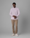 Camisa Oxford Button Down Alg Org Rosa