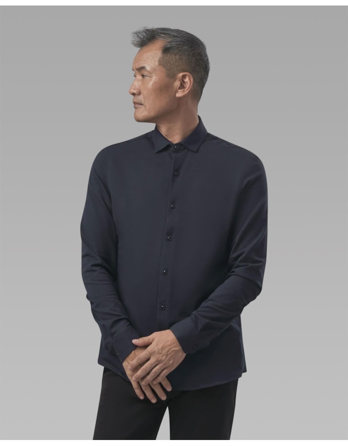 Camisa pima piquet-azul-g