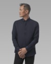 Camisa pima piquet-azul-g