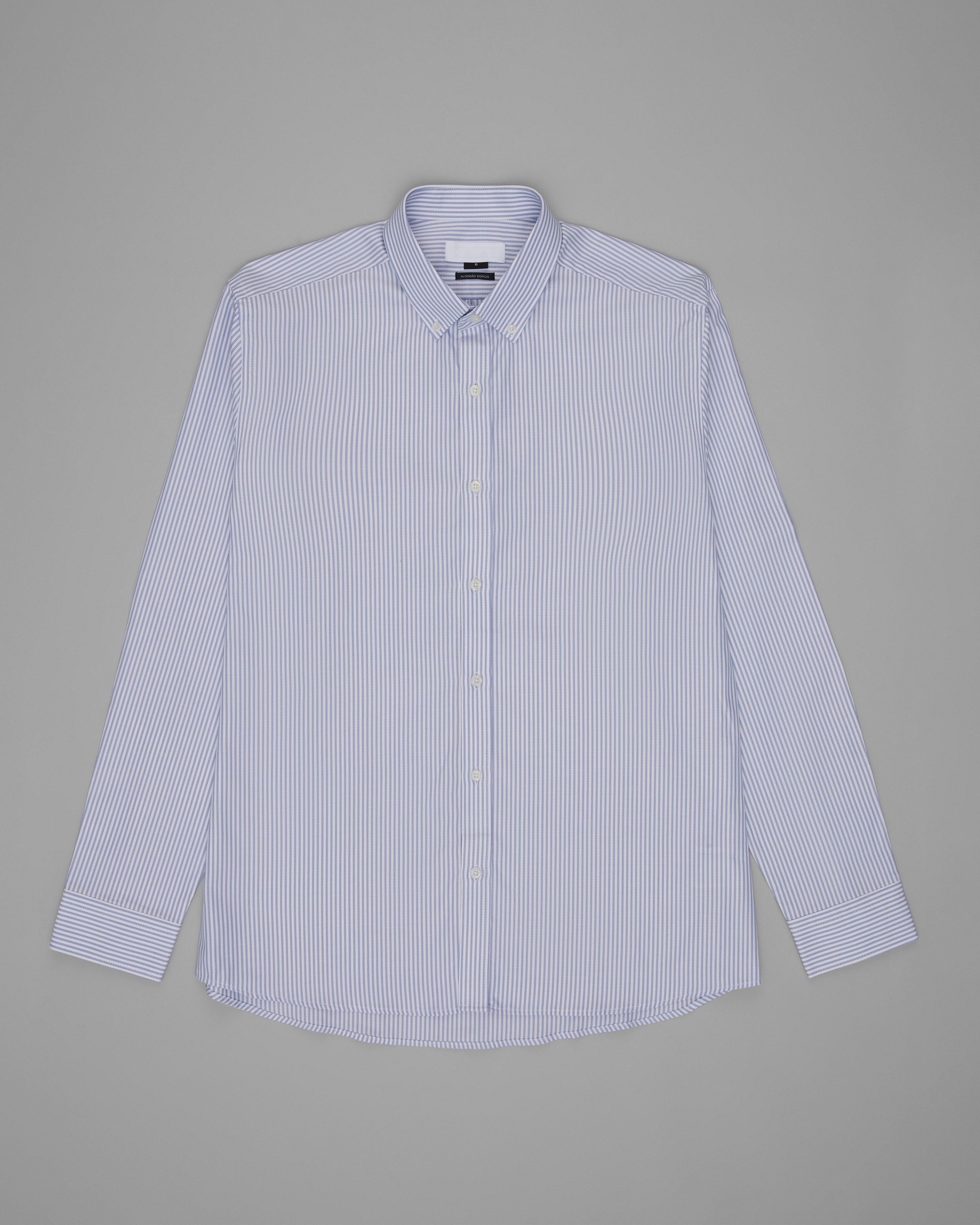 Camisa Social Oxford Giza Listrado