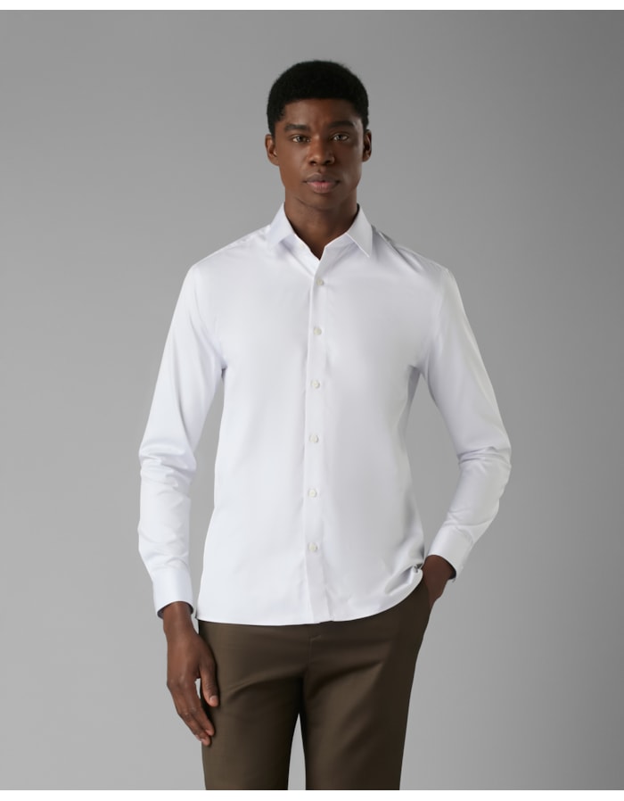Camisa social sarja giza-branco-g