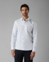 Camisa social sarja giza-azul-g